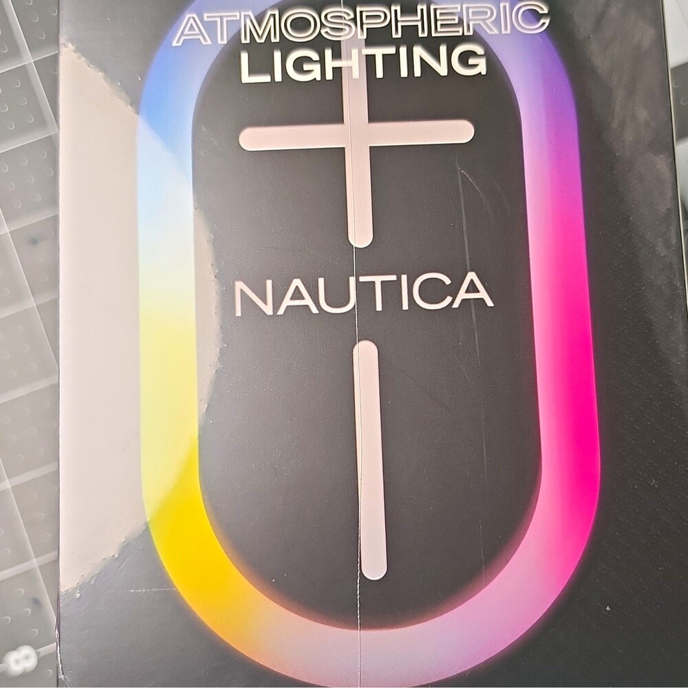Nautica Nayman SP 620 Portable Bluetooth Speaker Gray RGB Light NIB